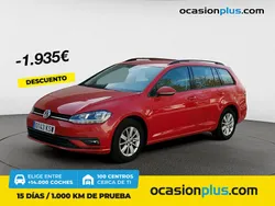 Rojo Usado 2019 VW Golf VII Familiar | 15.790 € (Precio justo)