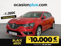 Rojo Usado 2019 Renault Mégane IV Zen Berlina | 15.390 € (Precio justo)