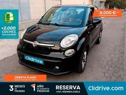 Negro Usado 2015 Fiat 500L Lounge Monovolumen | 8990 € (Precio justo)