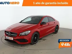 Rojo Usado 2016 Mercedes CLA220 AMG line Berlina | 23.199 € (Precio justo)
