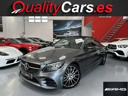 Gris Usado 2021 Mercedes C220 Coupe | 35.400 € (Precio justo)