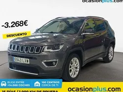 Gris Usado 2020 Jeep Compass Limited SUV | 17.182 € (Precio justo)