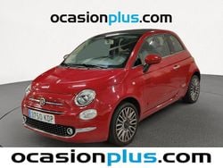 Rojo Usado 2017 Fiat 500C Lounge Descapotable | 10.700 € (Precio justo)
