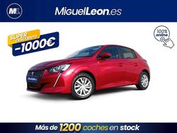 Rojo Usado 2021 Peugeot 208 Active Utilitario | 10.985 € (Precio justo)