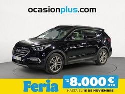 Negro Usado 2017 Hyundai Santa Fe SUV | 23.290 € (Precio justo)