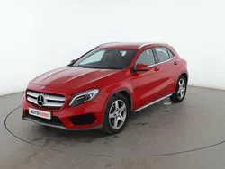 Rojo Usado 2017 Mercedes GLA200 AMG line SUV | 22.599 € (Precio justo)