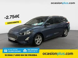 Azul Usado 2020 Ford Focus Titanium Familiar | 14.350 € (Precio justo)