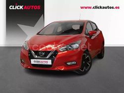 Rojo Usado 2021 Nissan Micra Acenta Utilitario | 11.300 € (Precio justo)