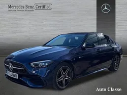 Azul Usado 2024 Mercedes C200 Berlina | 46.900 € (Precio justo)