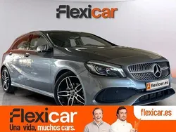Gris Usado 2017 Mercedes A200 AMG line Berlina | 20.490 € (Precio justo)