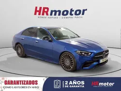 Azul Usado 2023 Mercedes C200 AMG line Berlina | 35.690 € (Precio justo)
