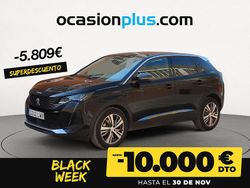 Negro Usado 2022 Peugeot 3008 Allure Recogida | 21.000 € (Precio justo)