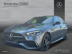 Gris Usado 2024 Mercedes C200 AMG line Berlina | 44.500 € (Precio justo)