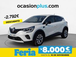 Blanco Usado 2022 Renault Captur Intens SUV | 16.490 € (Precio justo)