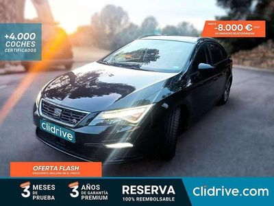 Usado Seat Leon ST FR 131 CV (96 kW) 2018 Negro Familiar