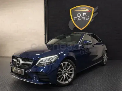 Usado Mercedes C220 194 CV (142 kW) 2019 Azul Berlina