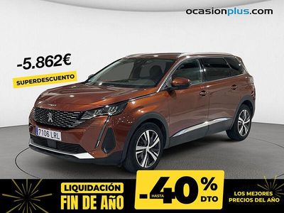 Marrón Usado 2021 Peugeot 5008 Allure Monovolumen | 20.490 € (Precio justo)
