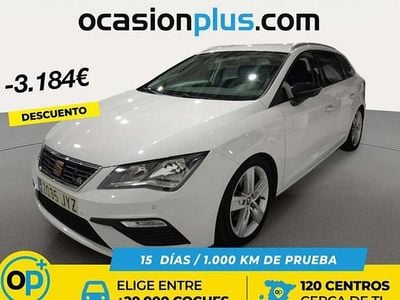 Usado Seat Leon ST FR 150 CV (110 kW) 2017 Blanco Familiar
