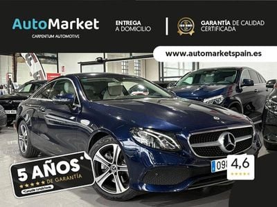 Usado Mercedes E220 194 CV (142 kW) 2019 Azul Coupe