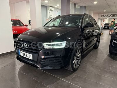 Usado Audi Q3 150 CV (110 kW) 2018 Negro SUV