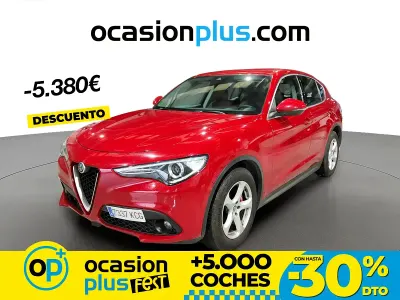Usado Alfa Romeo Stelvio Super 180 CV (132 kW) 2017 Rojo SUV