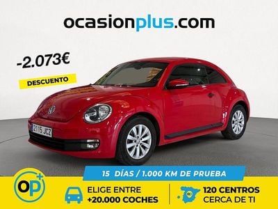 Rojo Usado 2015 VW Beetle Utilitario | 13.417 € (Precio justo)