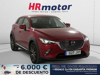 Rojo Usado 2016 Mazda CX-3 Luxury SUV | 15.110 € (Precio justo)