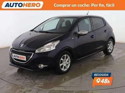 Usado Peugeot 208 Style 82 CV (60 kW) 2015 Azul Utilitario