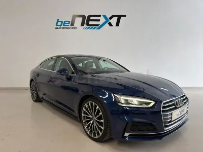 Usado Audi A5 Sportback 190 CV (139 kW) 2018 Azul Utilitario