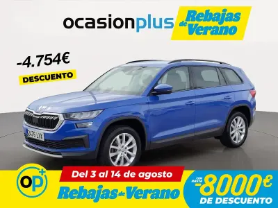 Usado Skoda Kodiaq Ambition 150 CV (110 kW) 2022 Azul SUV