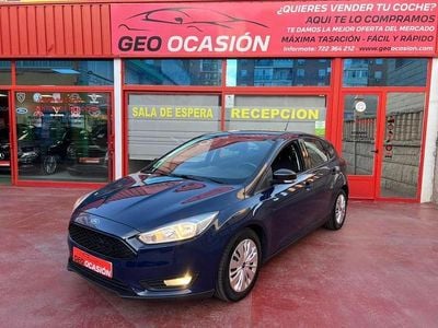 Usado Ford Focus Trend+ 120 CV (88 kW) 2016 Azul Utilitario