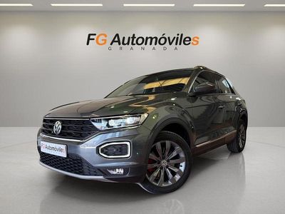 Usado VW T-Roc Sportline 150 CV (110 kW) 2020 Gris SUV