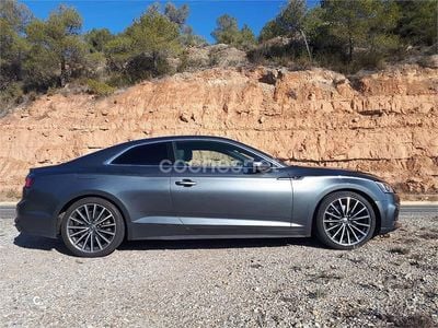 Usado Audi A5 S-Line 252 CV (185 kW) 2017 Gris / plata Coupe