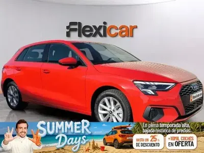 Usado Audi A3 S-Line 150 CV (110 kW) 2021 Rojo Berlina