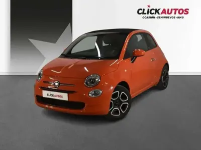 Usado Fiat 500 Club 71 CV (52 kW) 2023 Naranja Descapotable