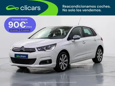 Usado Citroën C4 Feel 110 CV (80 kW) 2016 Blanco Berlina