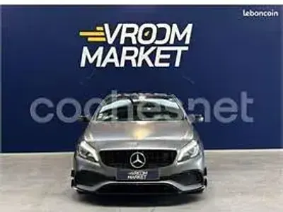 Usado Mercedes A200 AMG line 136 CV (100 kW) 2017 Gris / plata Berlina