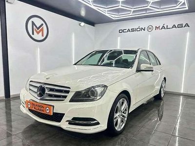 Usado Mercedes C200 Avantgarde 136 CV (100 kW) 2011 Blanco Berlina