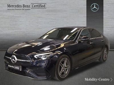 Cavansitblau metallic paint Usado 2023 Mercedes C220 AMG line Berlina | 41.900 € (Precio justo)