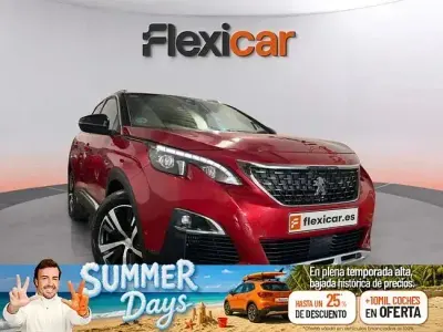 Usado Peugeot 3008 GT-line 130 CV (95 kW) 2019 Rojo SUV