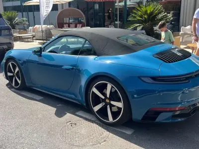 Usado Porsche 911 Carrera 4S Cabriolet 450 CV (330 kW) 2024 Azul Descapotable