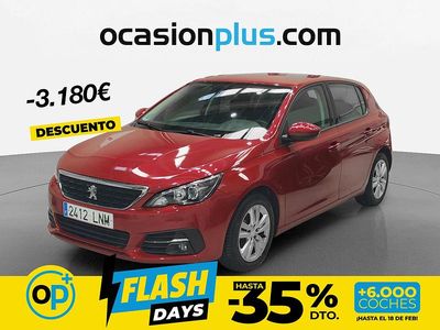 Usado Peugeot 308 Active 130 CV (95 kW) 2021 Rojo Berlina