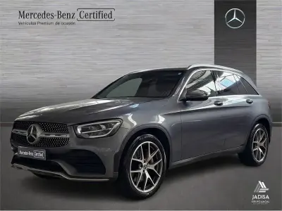 Usado Mercedes GLC220 194 CV (142 kW) 2021 Gris selenita SUV