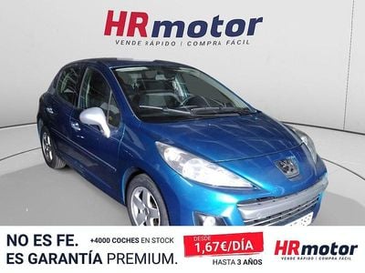 Usado Peugeot 207 Sport 95 CV (69 kW) 2009 Azul Familiar