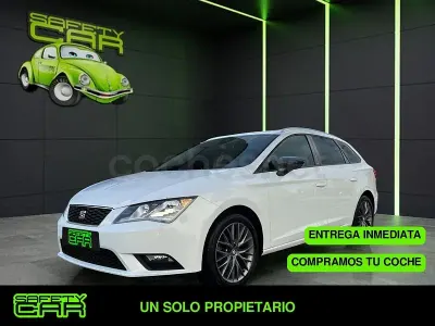 Begagnad Seat Leon CONNECT 125 HK (91 kW) 2016 Vit Kombi