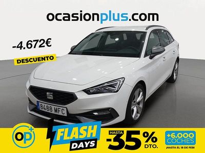 Usado Seat Leon FR 150 CV (110 kW) 2023 Blanco Familiar