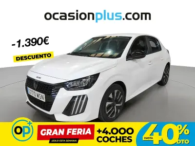 Usado Peugeot 208 Active 100 CV (73 kW) 2024 Blanco Utilitario