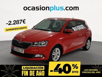 Rojo Usado 2021 Skoda Fabia Ambition Utilitario | 13.400 € (Precio justo)