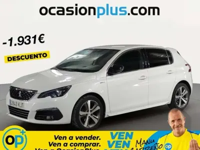Usado Peugeot 308 GT-line 131 CV (96 kW) 2018 Blanco Utilitario