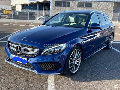 Usado Mercedes C220 170 CV (125 kW) 2018 Azul Berlina